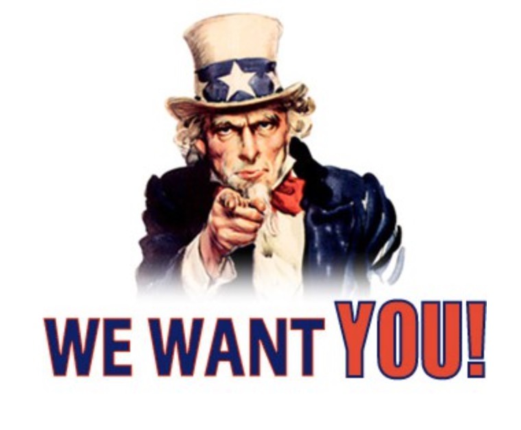 WE WANT YOU !!!